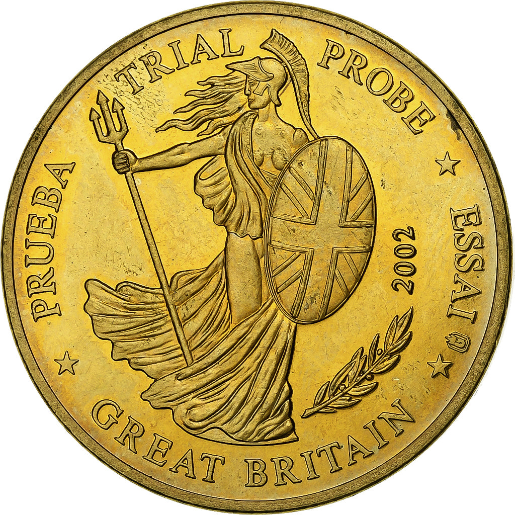 Zjednoczone Królestwo Wielkiej Brytanii, medal, 50 C, Essai-Trial, 2002