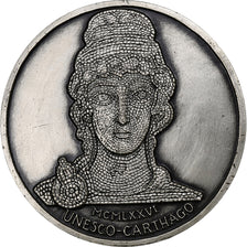 France, Medal, Unesco, Sauvegarde des Monuments de Carthage, Silver, MS(63)
