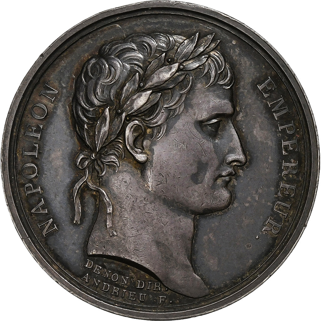 France, Medal, Napoléon Ier, Le Sénat et le Peuple, An XIII, Silver, Denon /