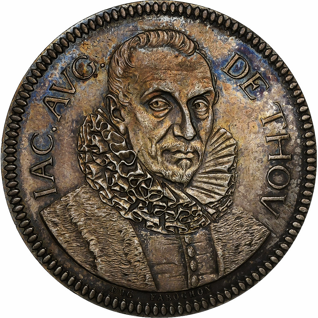 France, Token, Société des Bibliophiles Français, 1861, Silver, Farochon