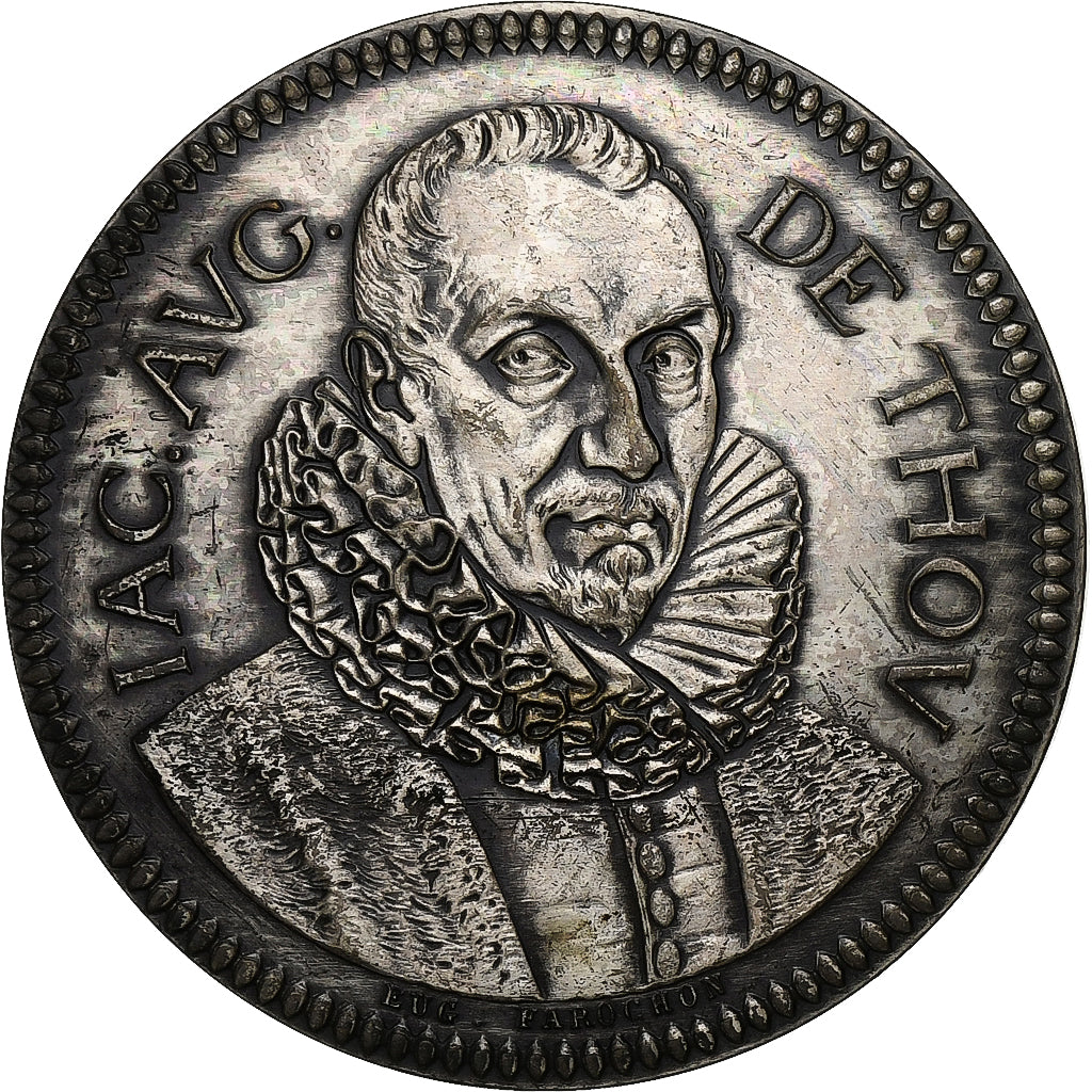 France, Token, Société des Bibliophiles Français, 1861, Silver, Farochon
