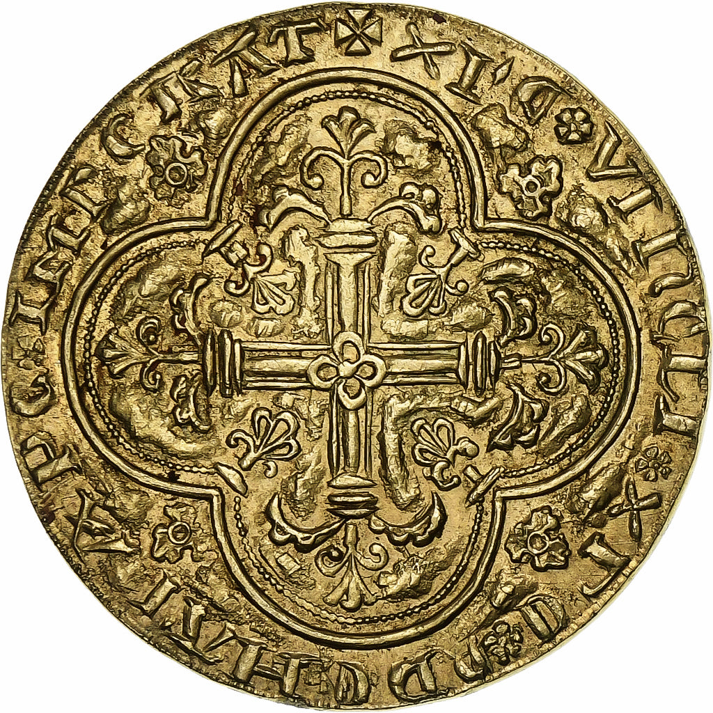 France, Medal, Reproduction du Franc à Cheval, Jean II le Bon, Copper