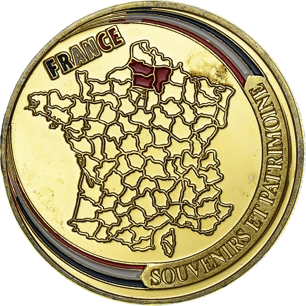 France, Token, Baie de Somme, Copper-nickel Aluminium, AU(55-58)