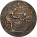 France, Medal, Mariage, Bénédiction Nuptiale, 1906, Silver, AU(55-58)