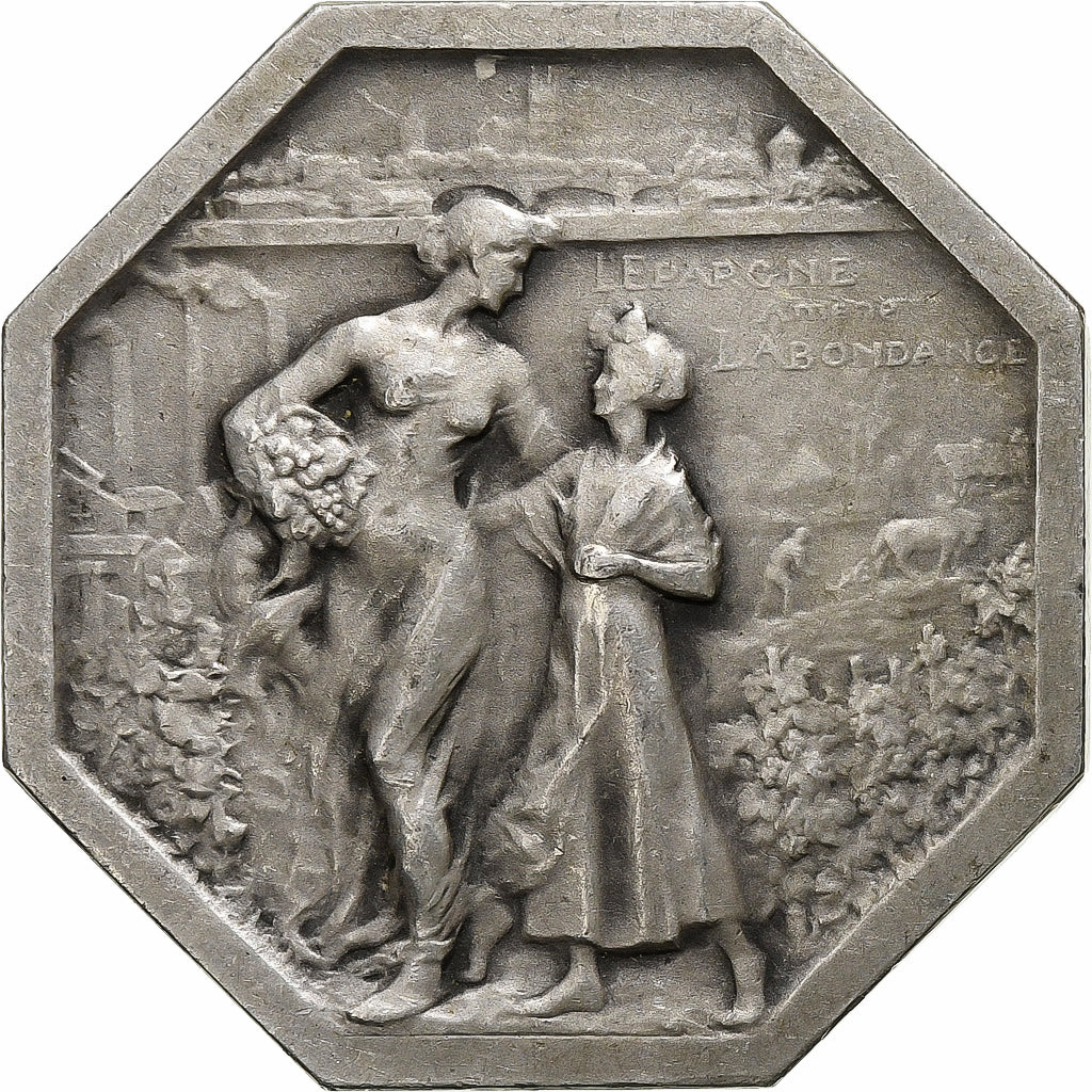France, Token, Caisse d'Épargne d'Angers, Silver, Grégoire, AU(50-53)