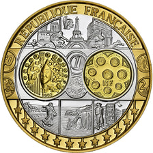 France, Medal, Europe, République Française, Silver, MS(63)