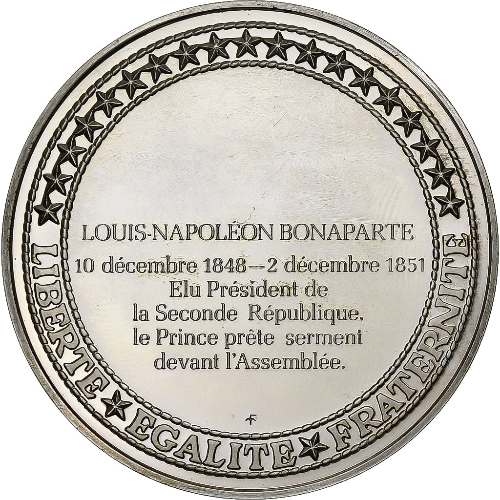 Francia, medaglia, Les Présidents de la République, Louis Napoléon Bonaparte