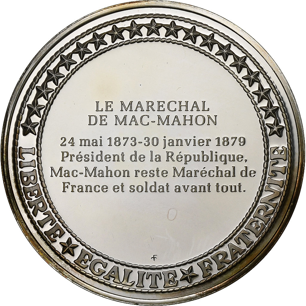 France, Medal, Les Présidents de la République, Patrice de Mac-Mahon, Silver