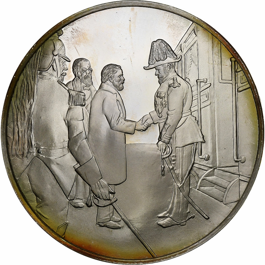 Frankrijk, Medaille, Les Présidents de la République, Émile Loubet, Zilver
