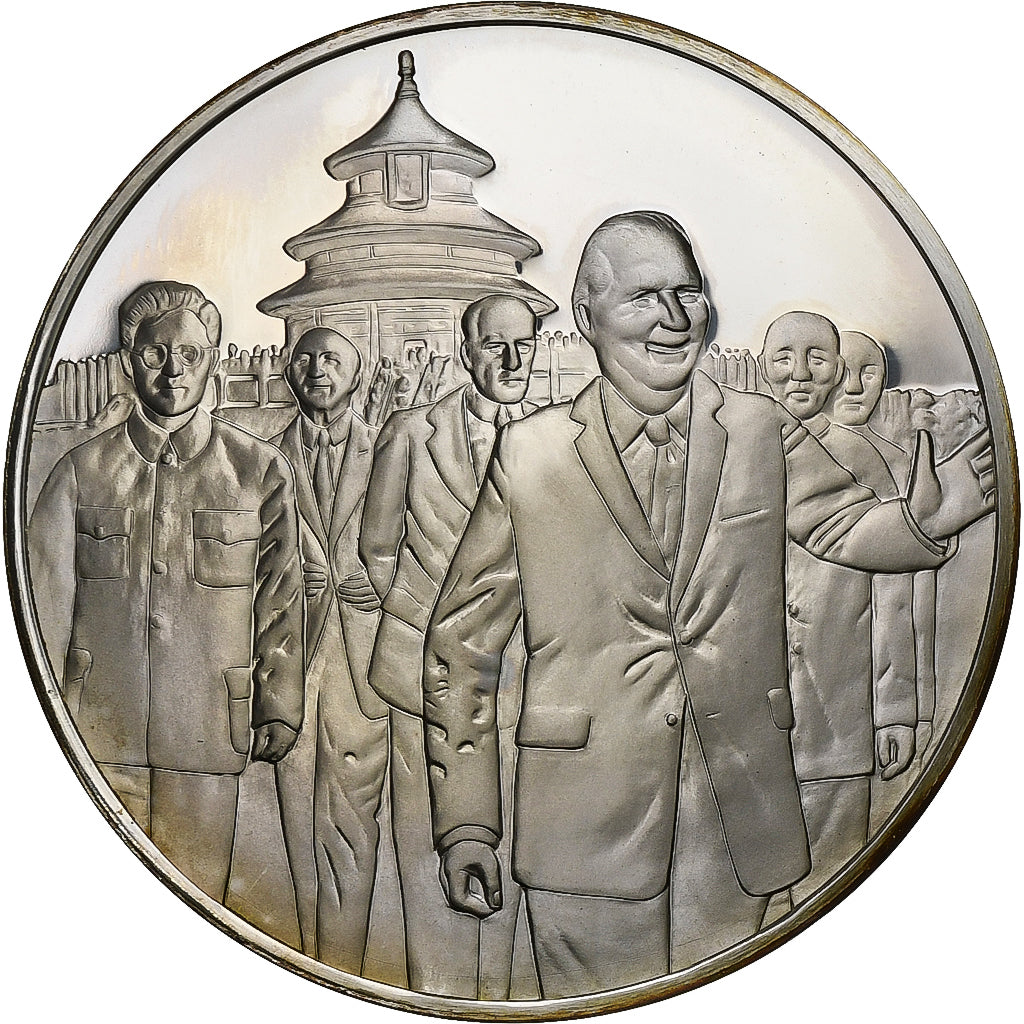 France, Medal, Les Présidents de la République, Georges Pompidou, Silver