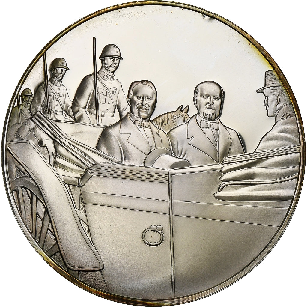 Francia, medalla, Les Présidents de la République, Paul Deschanel, Plata, SC