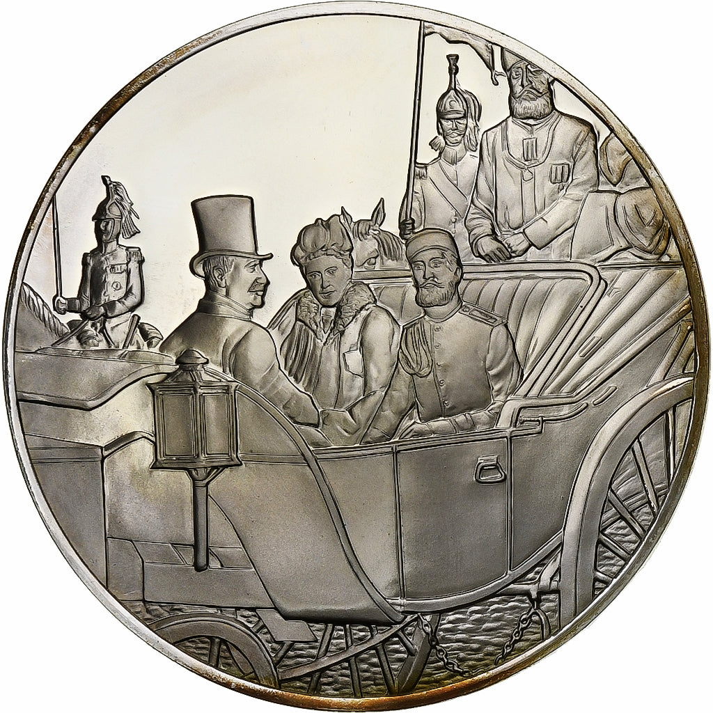 France, Medal, Les Présidents de la République, Félix Faure, Silver, MS(63)