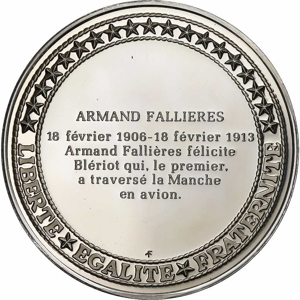 Francia, medaglia, Les Présidents de la République, Armand Fallières