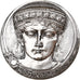 France, Médaille, Notariat Français, Justinien Ier, 1973, MDP, Argent