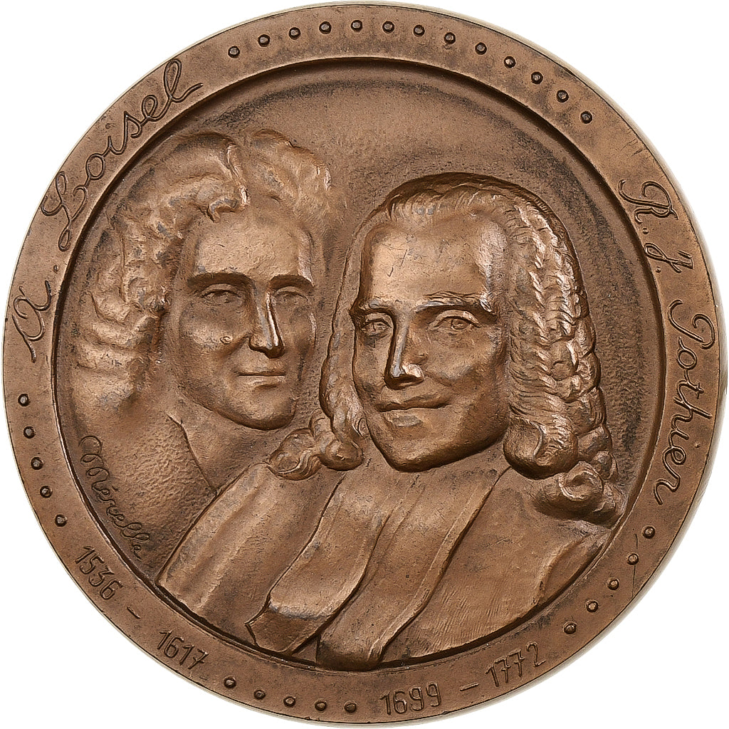 France, Médaille, Notariat Français, Caisse des Dépots, Loisel, 1976, Bronze