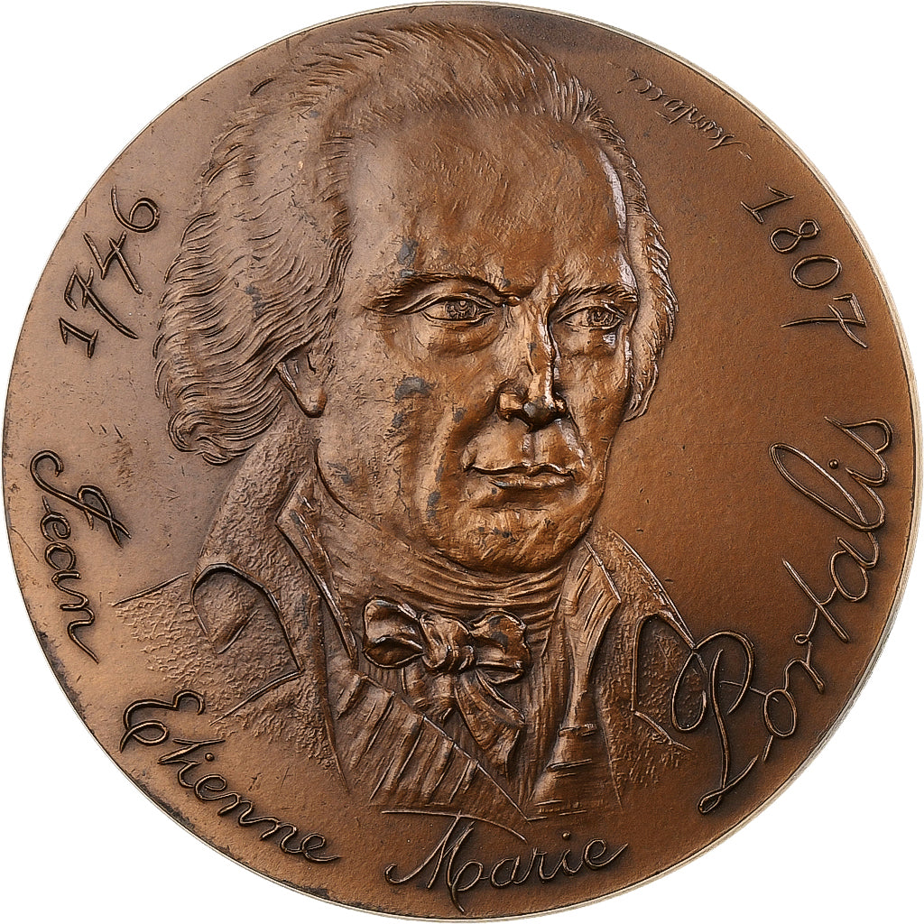 Frankrijk, Medaille, Jean Etienne Marie Portalis , Notariat Français, 1978