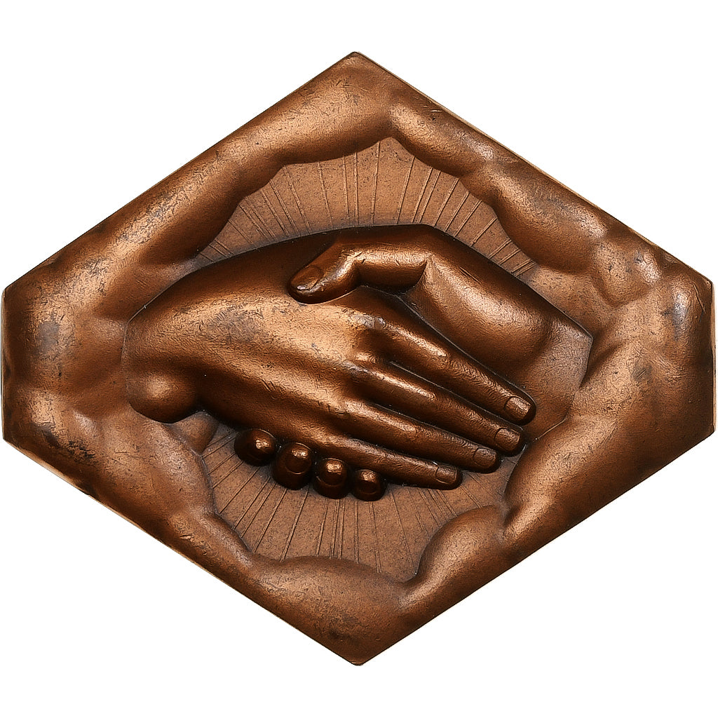 France, Médaille, Notariat Français, Caisse des Dépots, 1983, Cuivre, Michel