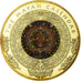 France, Medal, Mayas, The Mayan Calendar, Copper Gilt, MS(63)