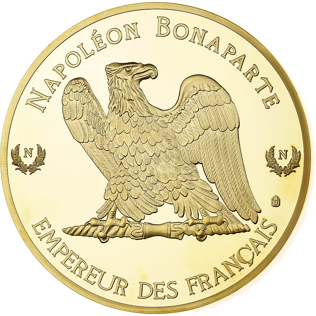 France, Médaille, Le Retour de Napoléon, 1815, Copper Gilt, SPL