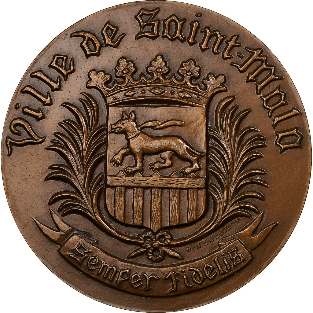 Frankreich, Medaille, Ville de Saint-Malo, 1989, Bronze, Antorcheux, VZ