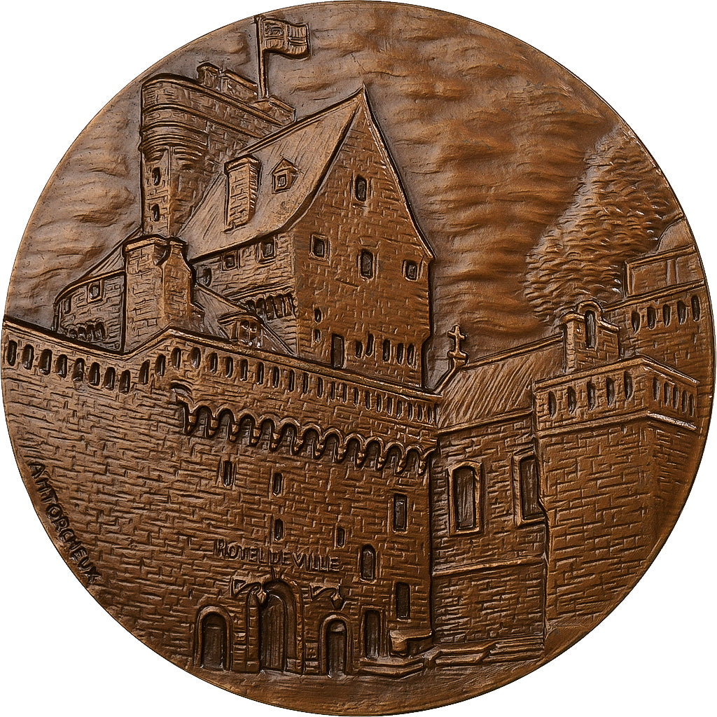 Frankreich, Medaille, Ville de Saint-Malo, 1989, Bronze, Antorcheux, VZ