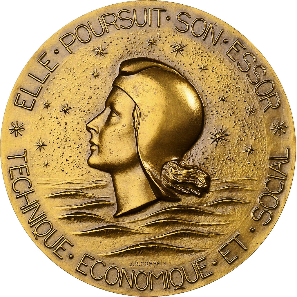 Frankreich, Medaille, Compagnie Générale Transatlantique, France, 1962