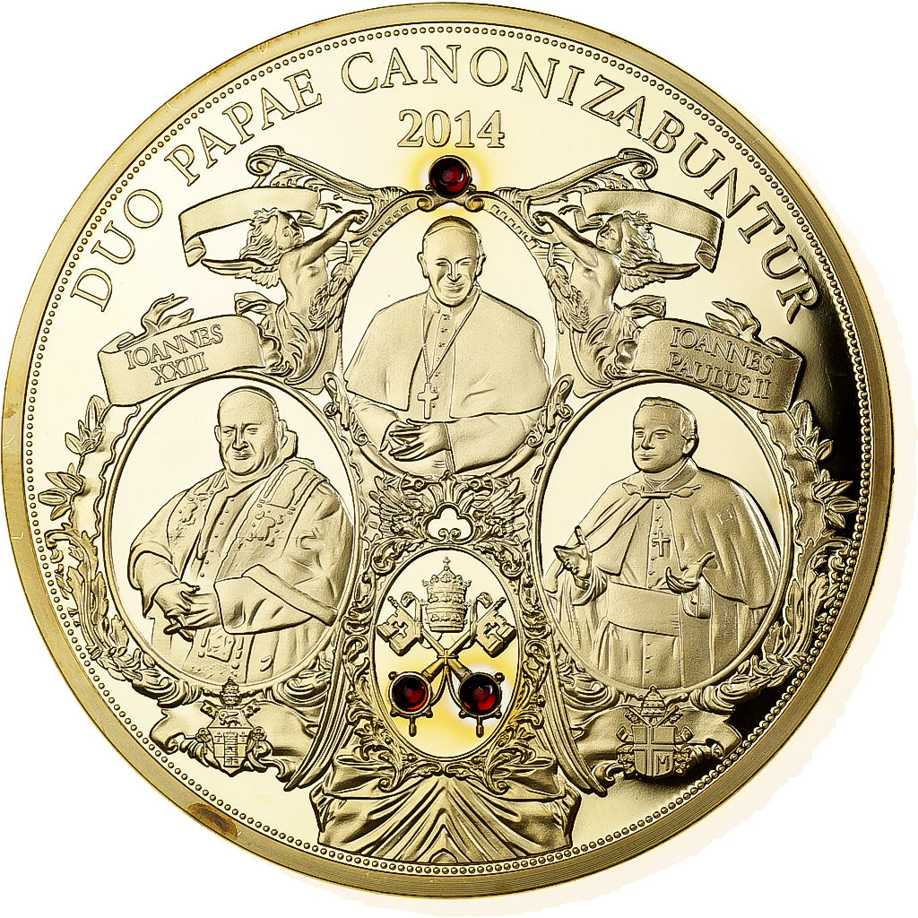 Vatican, Médaille, Canonisation par François, 2014, Bronze, SUP