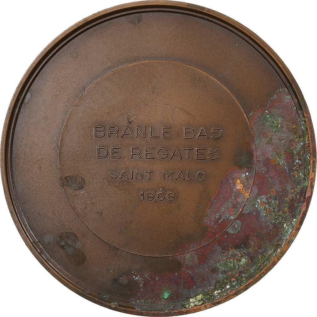 Francia, medaglia, Yachting, Sirènes, Anges, 1969, Bronzo, Delamarre, BB+