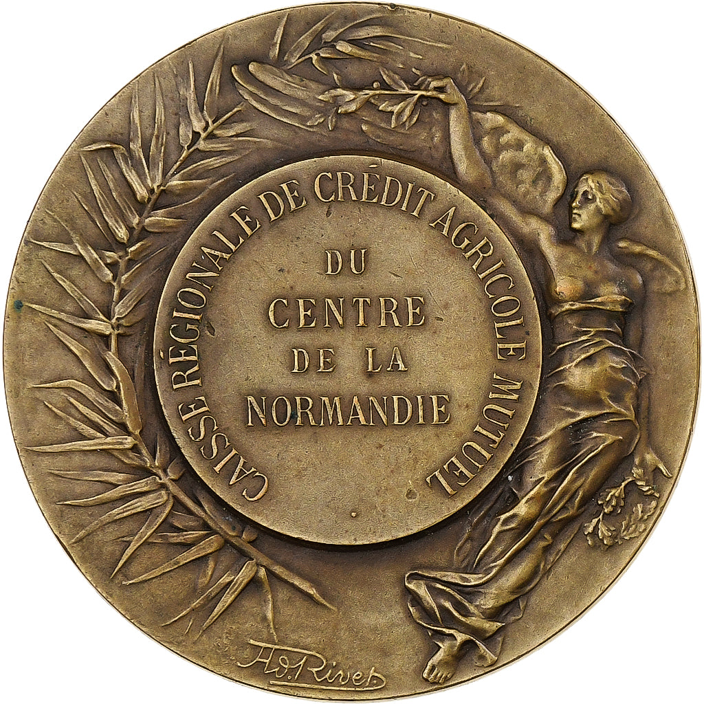 Frankreich, Medaille, Caisse régionale de crédit agricole mutuel, Bronze