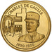 France, Medal, Charles De Gaulle, Gilt steel, MS(63)