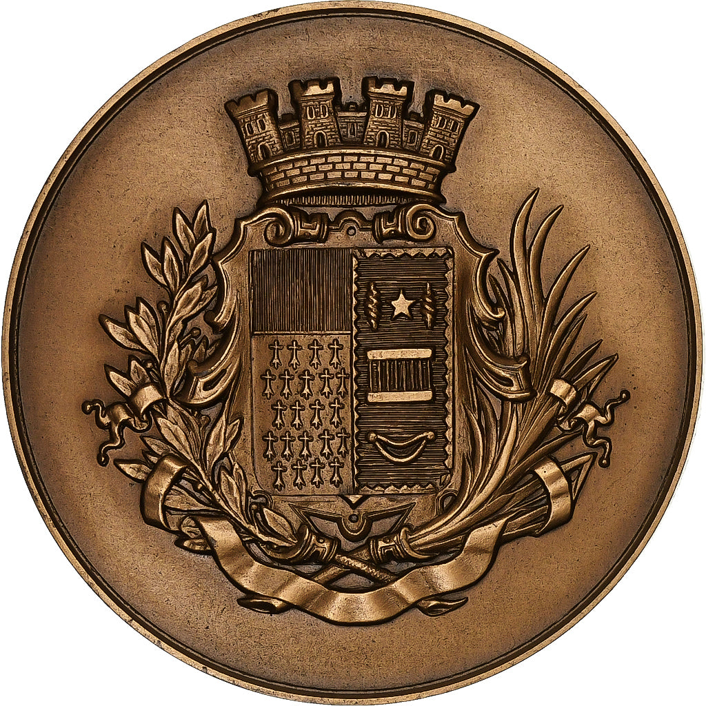 Francia, medalla, Ville de Roubaix, Bronce, Dubois.H, EBC+