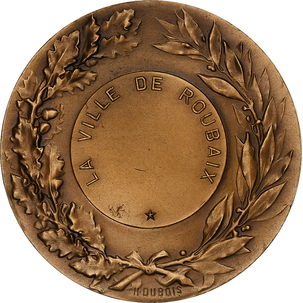 Francia, medalla, Ville de Roubaix, Bronce, Dubois.H, EBC+