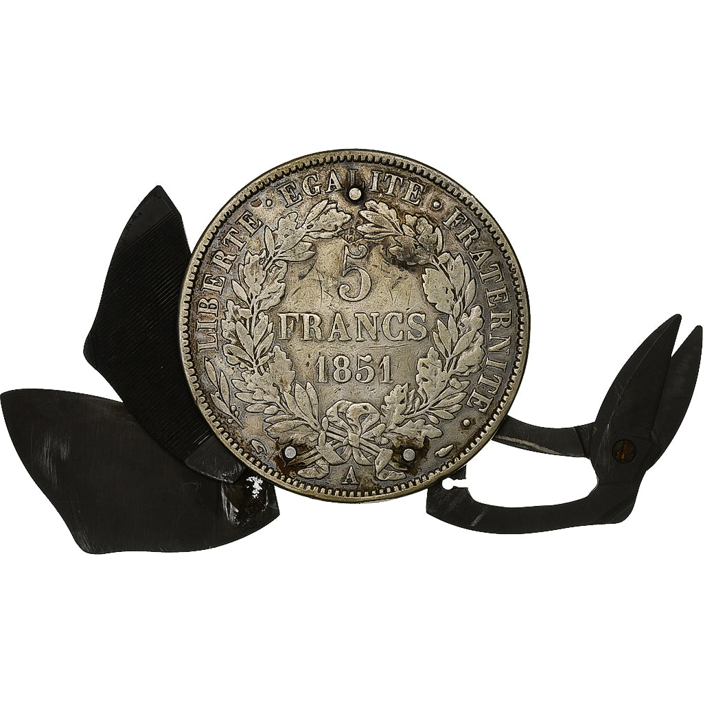France, 5 Francs, 1851, Paris, 