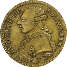 Frankreich, betaalpenning, Louis XVI, Le Dauphin Louis XVII, Messing, SS+
