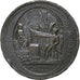 France, Medal, Monneron de 5 Sols au serment, 1792 / AN 4, Copper, EF(40-45)
