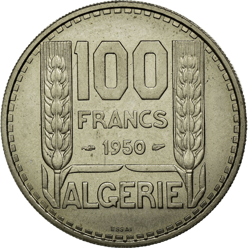 Münze, Algeria, 100 Francs, 1950, Paris, STGL, Copper-nickel