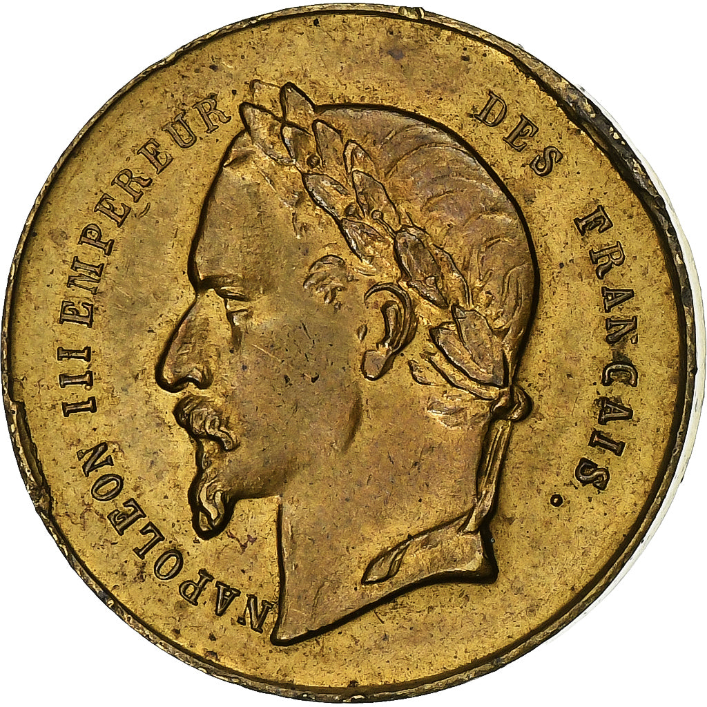 Francia, medalla, Napoléon Ier, Napoléon III, Empereurs, Latón, MBC+
