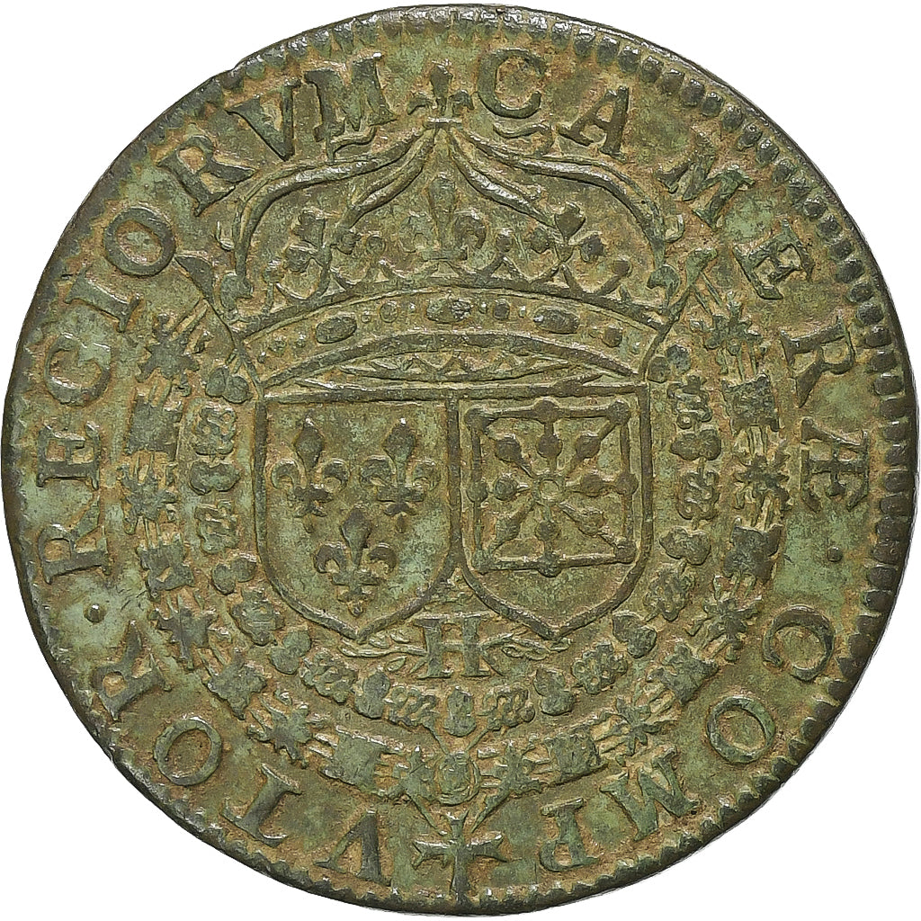 France, Jeton, Henri IV, Chambre des Monnaies, 1601, Cuivre, TTB, Feuardent:2174