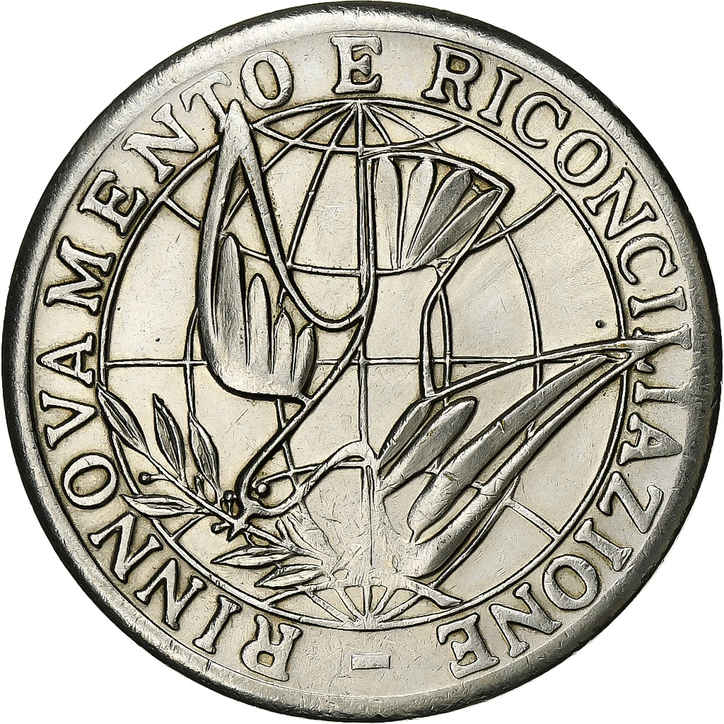 Vatican, Medal, Année Sainte, La Paix, 1975, Silvered bronze, AU(55-58)