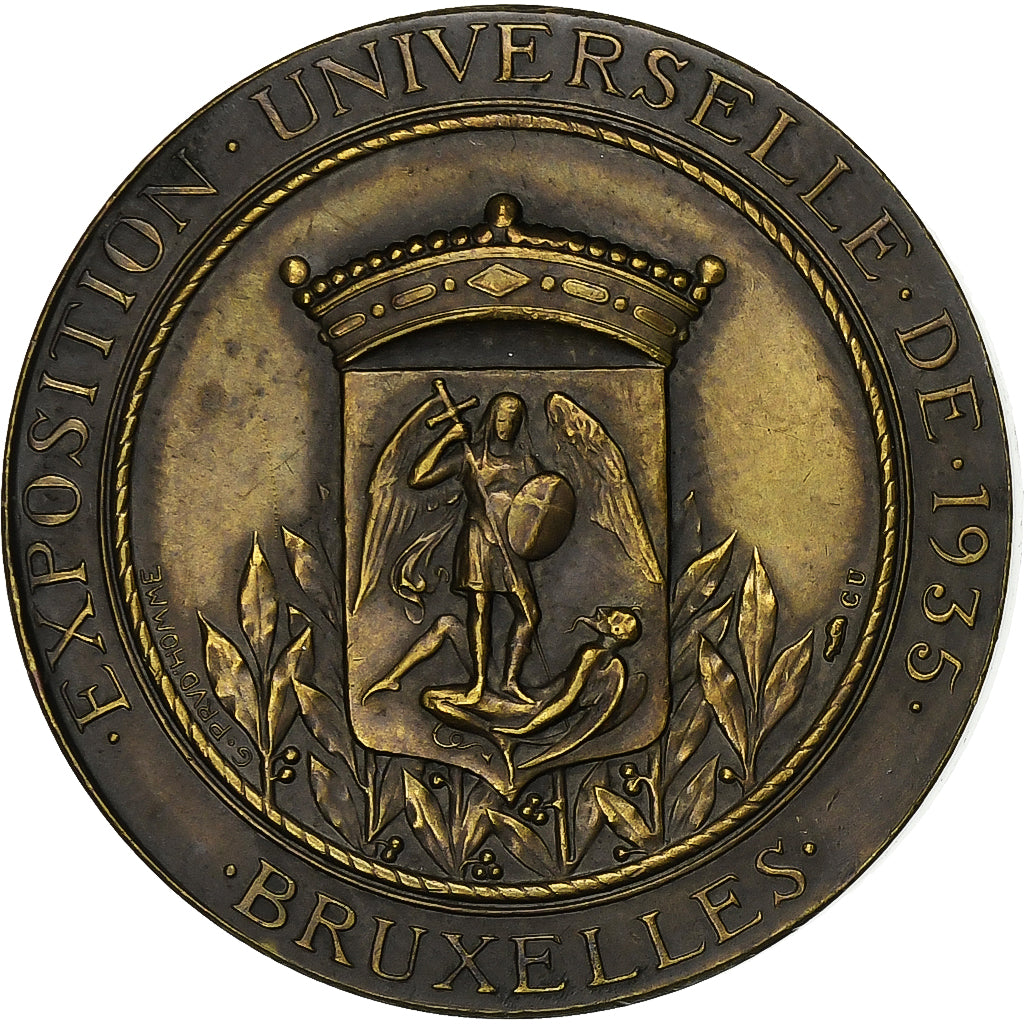 Belgien, Medaille, Manneken Pis, Exposition Universelle de Bruxelles, 1935