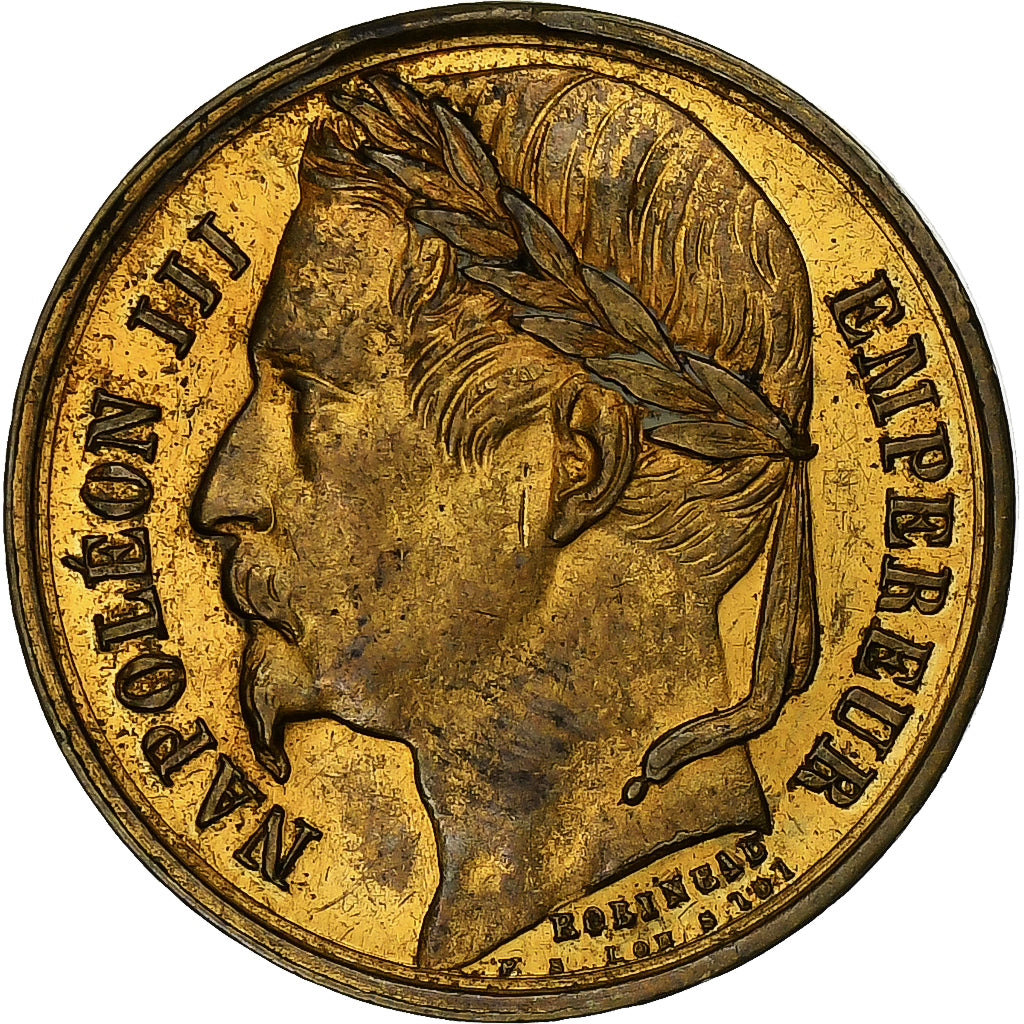 France, Token, Rétablissement de l'Empire par le Suffrage Universel, 1852