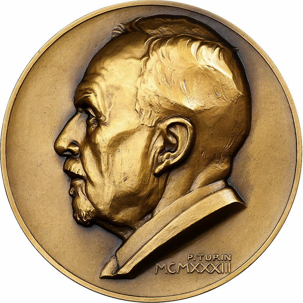 Frankreich, Medaille, Gabriel Hanotaux, 1933, Bronze, Turin, VZ