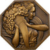France, Medal, Société générale alsacienne de banque, 1931, Bronze, Turin