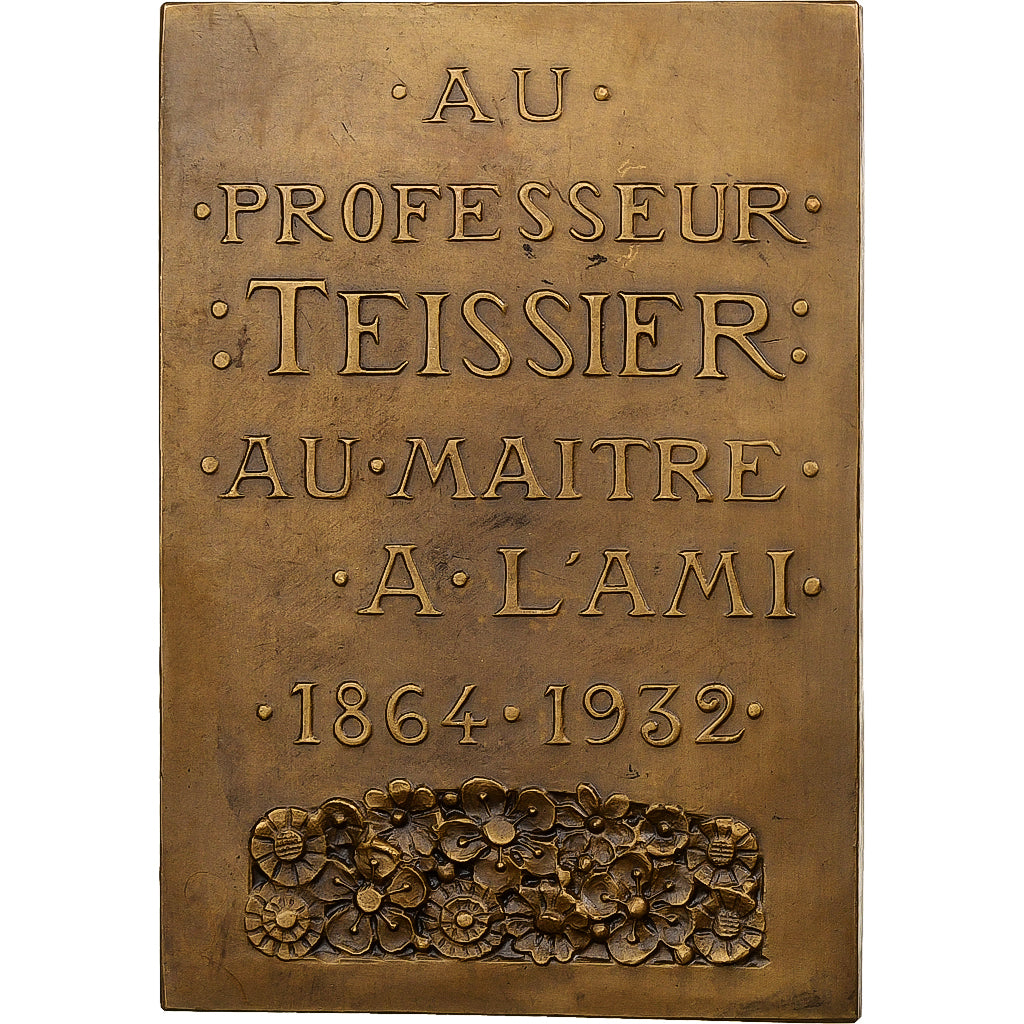 Frankrijk, Medaille, Pierre Teissier, Bronzen, Prud'homme.G, PR