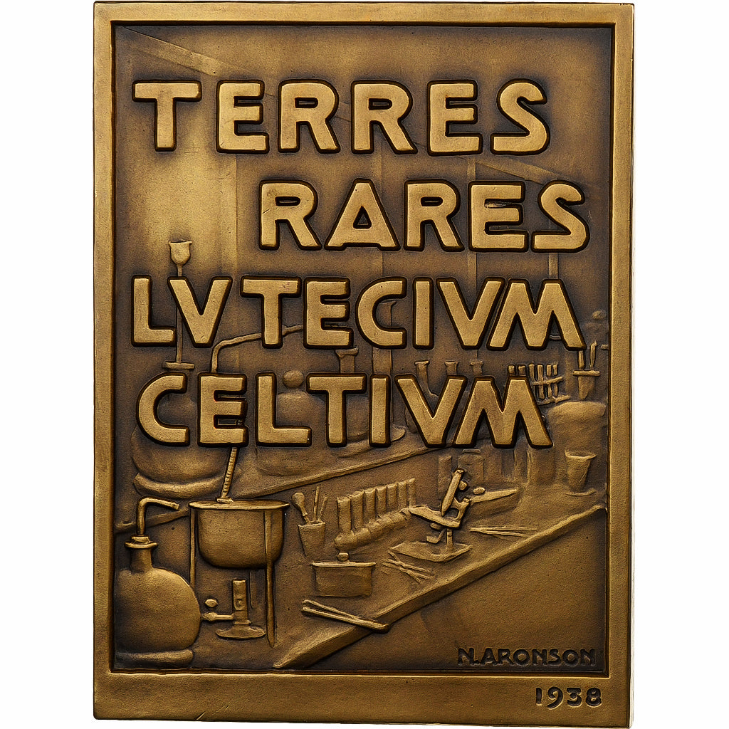 France, Medal, Georges Urbain, 1938, Bronze, MS(63)