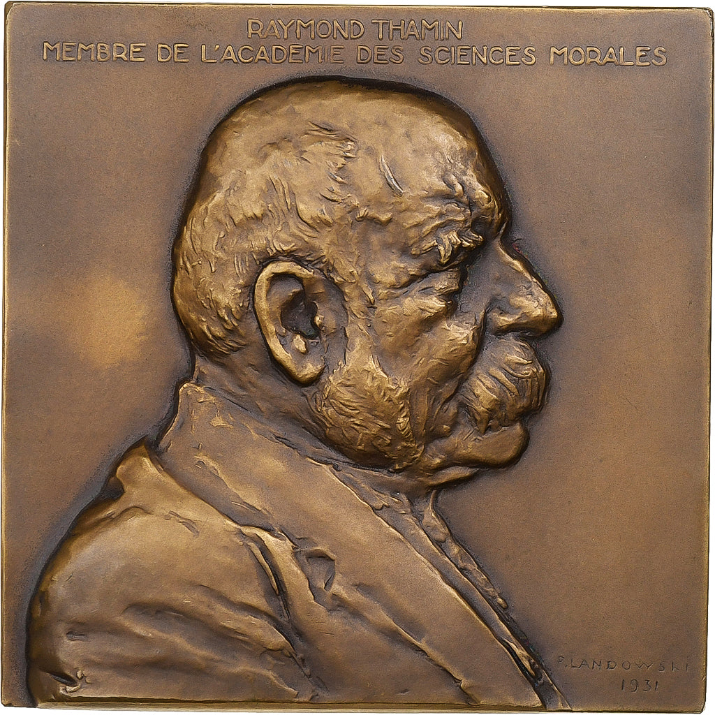 Frankreich, Medaille, Enseignement, Raymond Thamin, Académie des Sciences