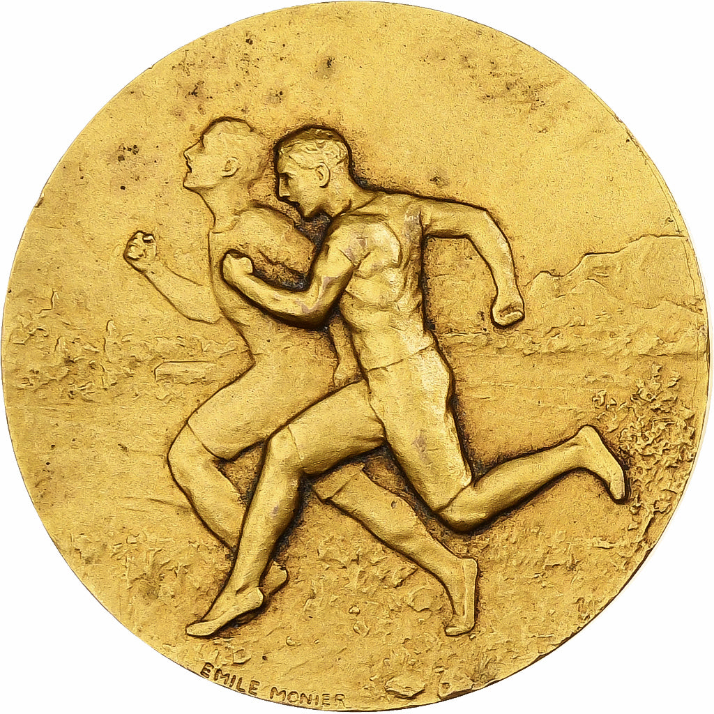 France, Medal, Sport, Course à Pied, Bronze, Monier, AU(50-53)