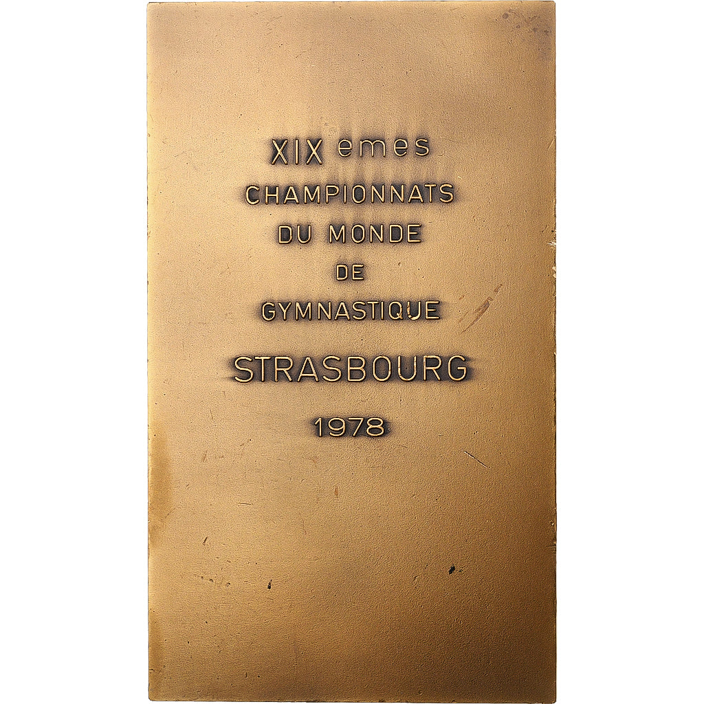 France, Medal, Chiamponnats du monde de Gymnastique - Strasbourg, 1978, Bronze