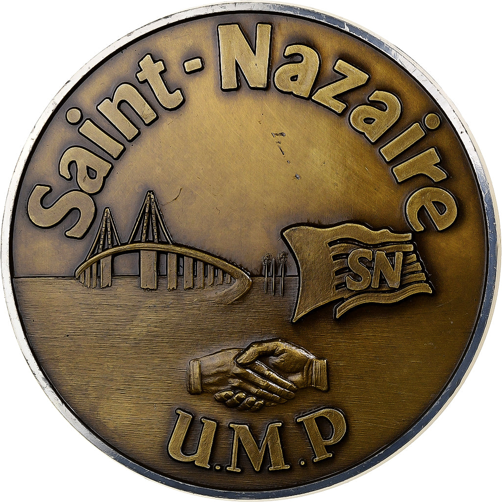 France, Medal, Saint Nazaire, 1988, Bronze, AU(55-58)