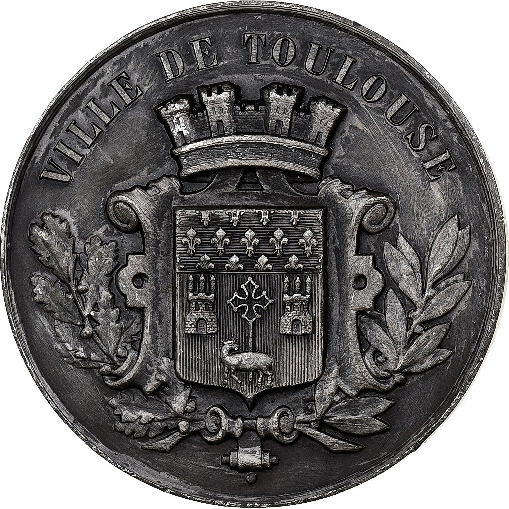 Frankreich, Medaille, Ville de Toulouse, Silvered bronze, VZ